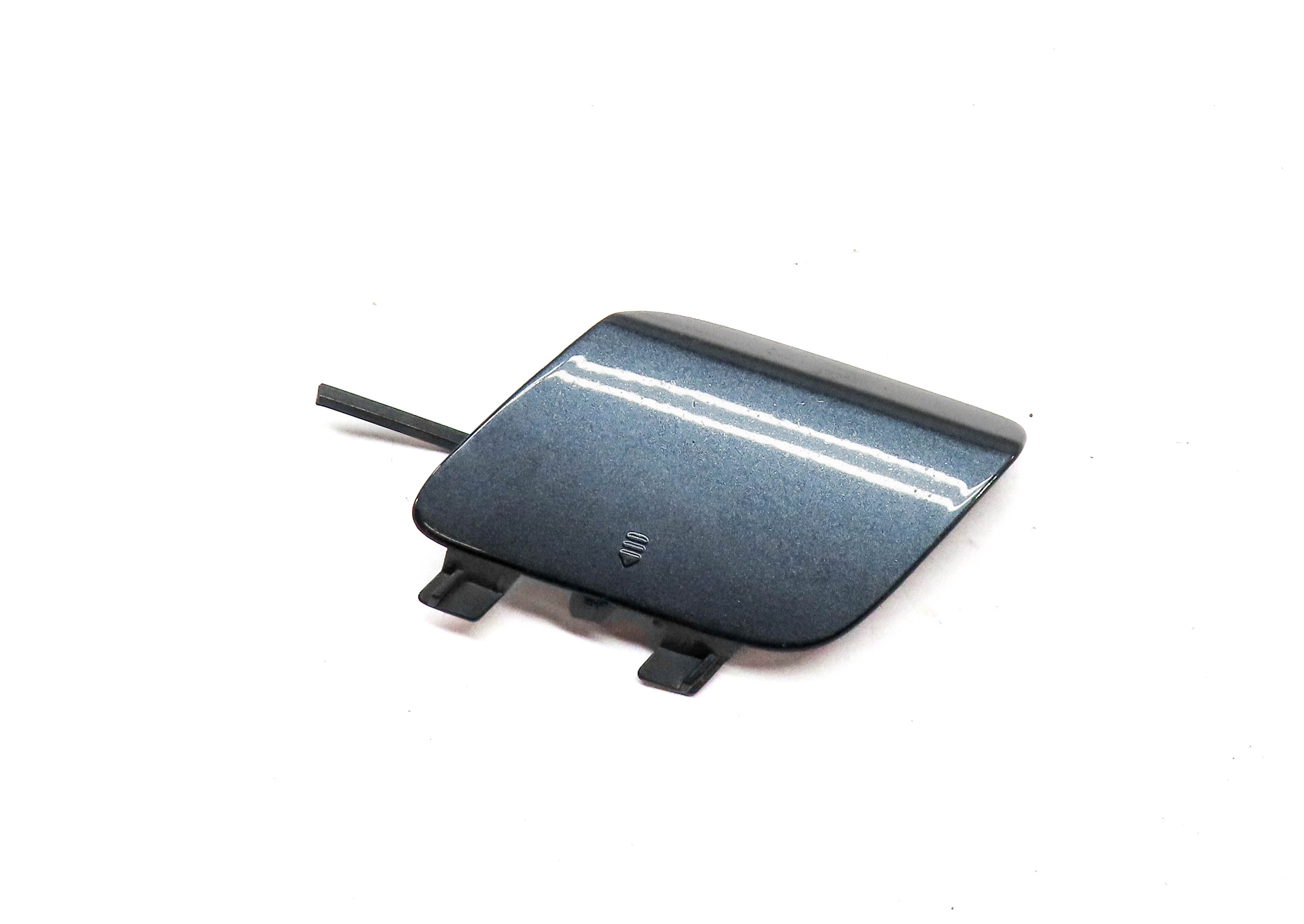 2014 MERCEDES GL450 (X166) FRONT LOWER BUMPER TOW HOOK COVER LID TRIM (Gray) — exact item pictured